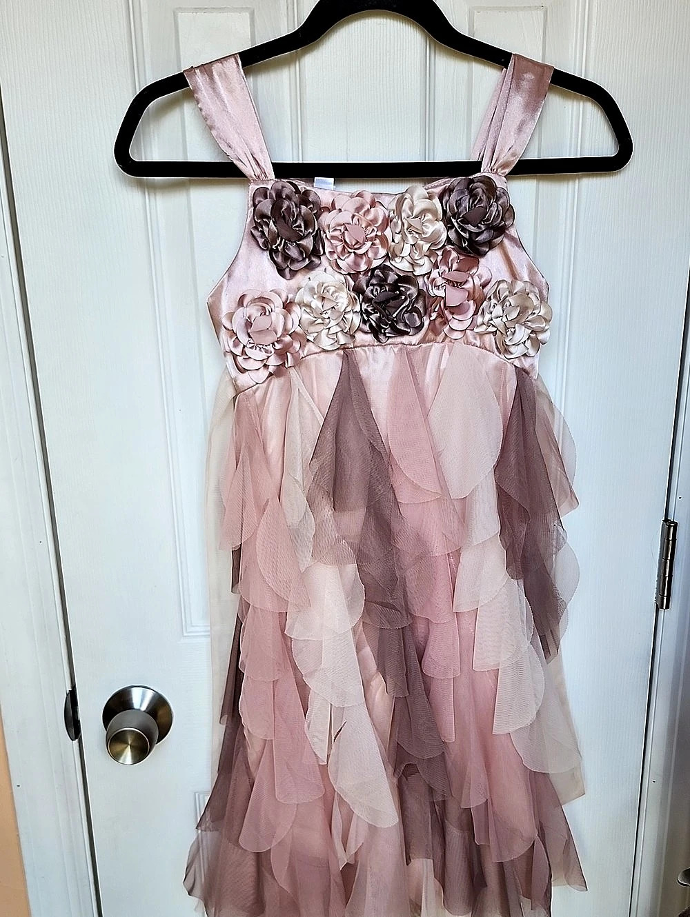 Oritta Floral Layered Formal Dress Girls Size 12